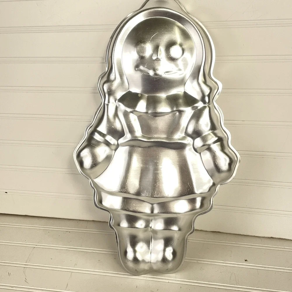 Wilton Raggedy Ann Baking Cake Pan Mold Party 502-968 Girl Birthday  1971‎ Vtg